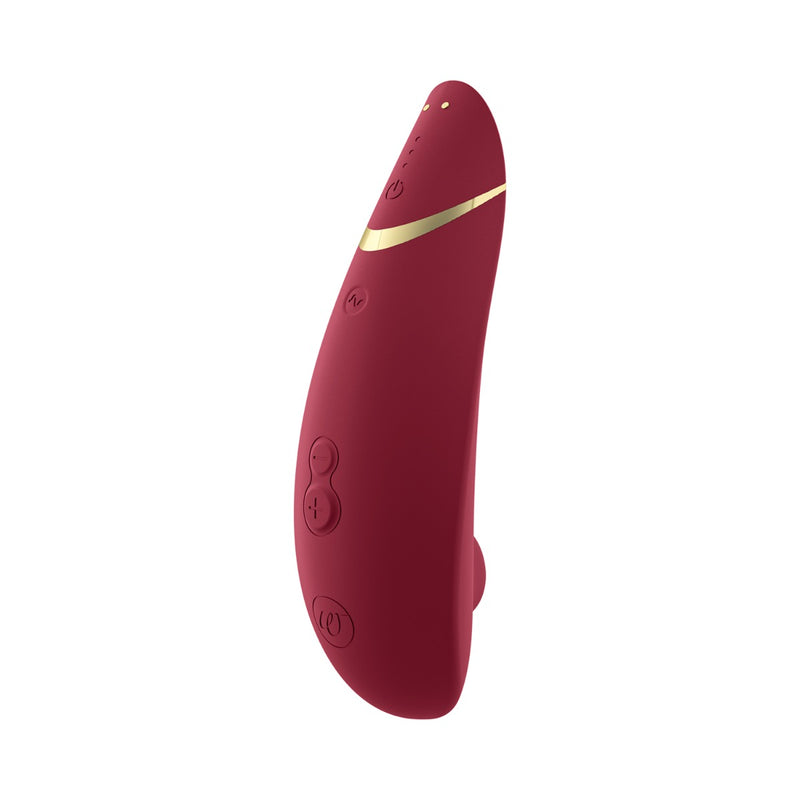 Womanizer - Premium 2 Silicone Rechargeable Clitoral Stimulator Bordeaux