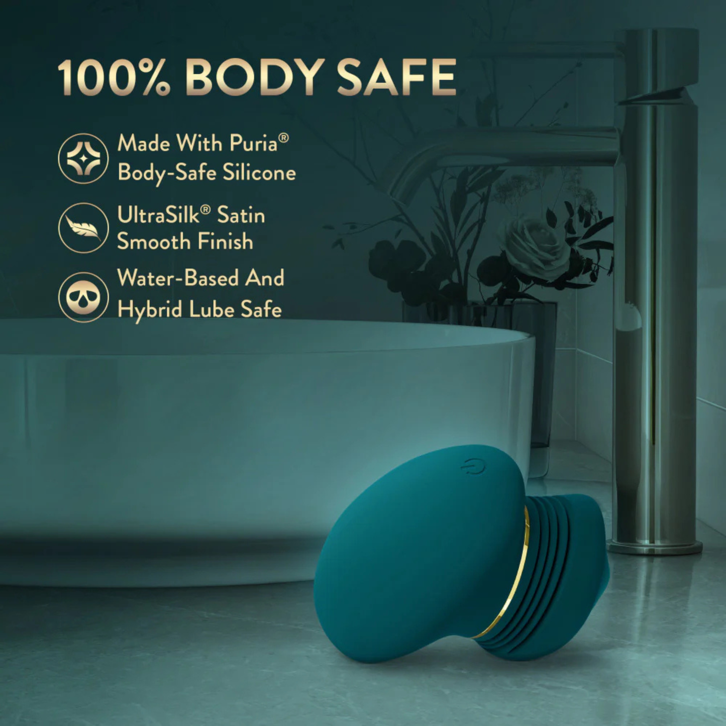 Blush - Riana Silicone Clitoral Stimulator AutoRub Technology (Pre-Order)