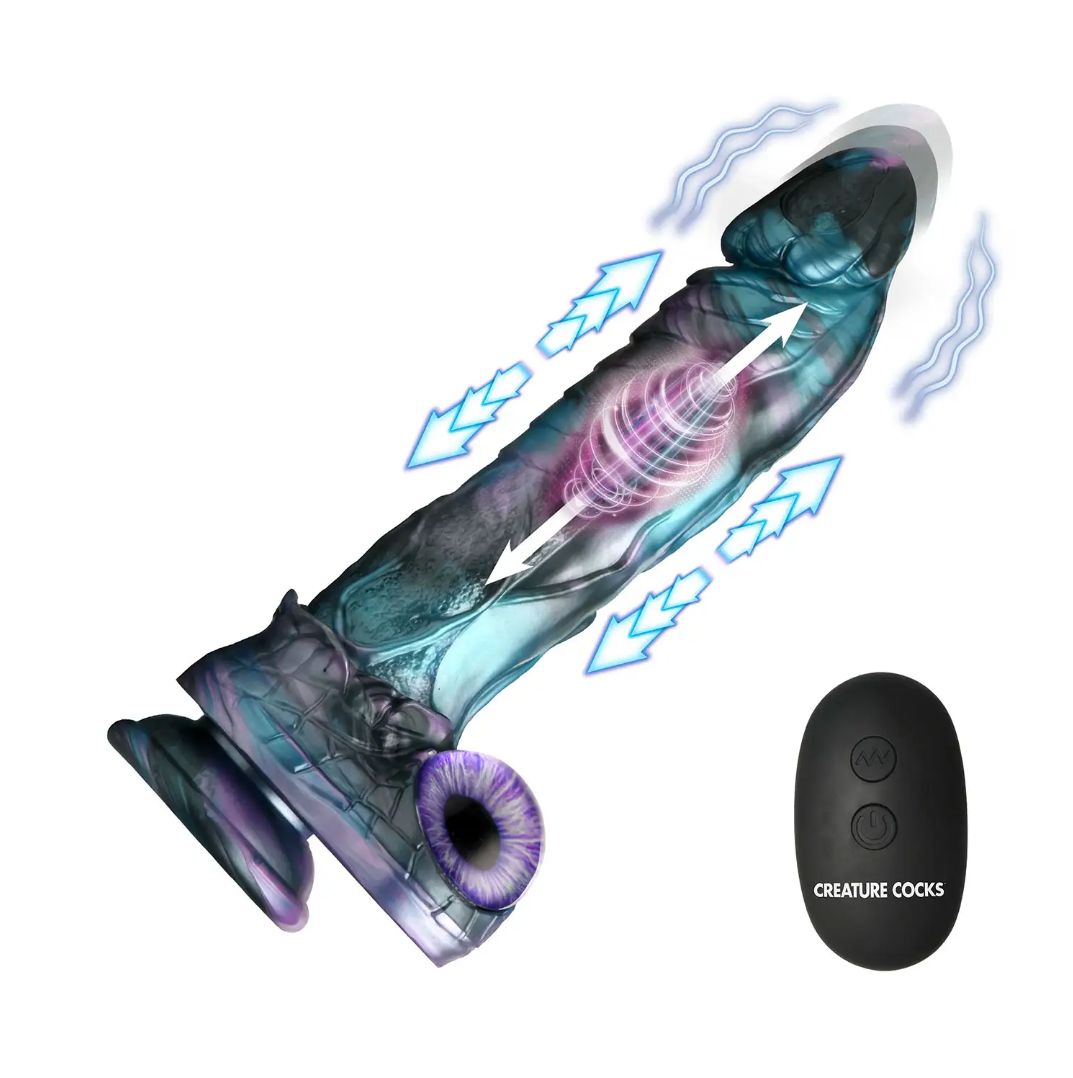 Creature Cocks – Astro-Thrust 9.3” Thrusting Vibrating Dildo