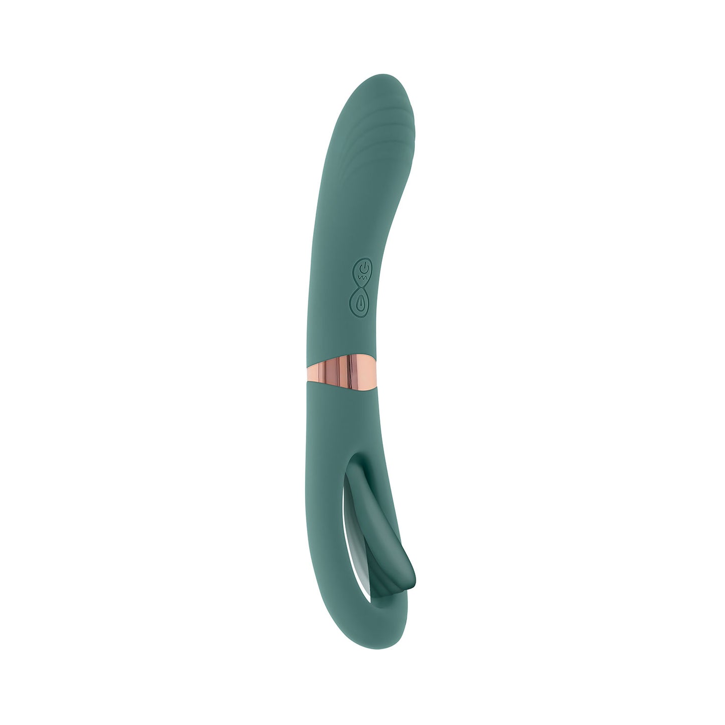 Evolved - Chick Flick Curved Silicone G-spot and Clitoral Vibrator