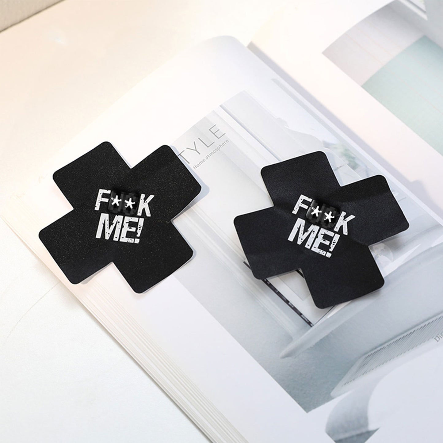 Fee Et Moi - FVCK Me X-Shaped Nipple Pasties