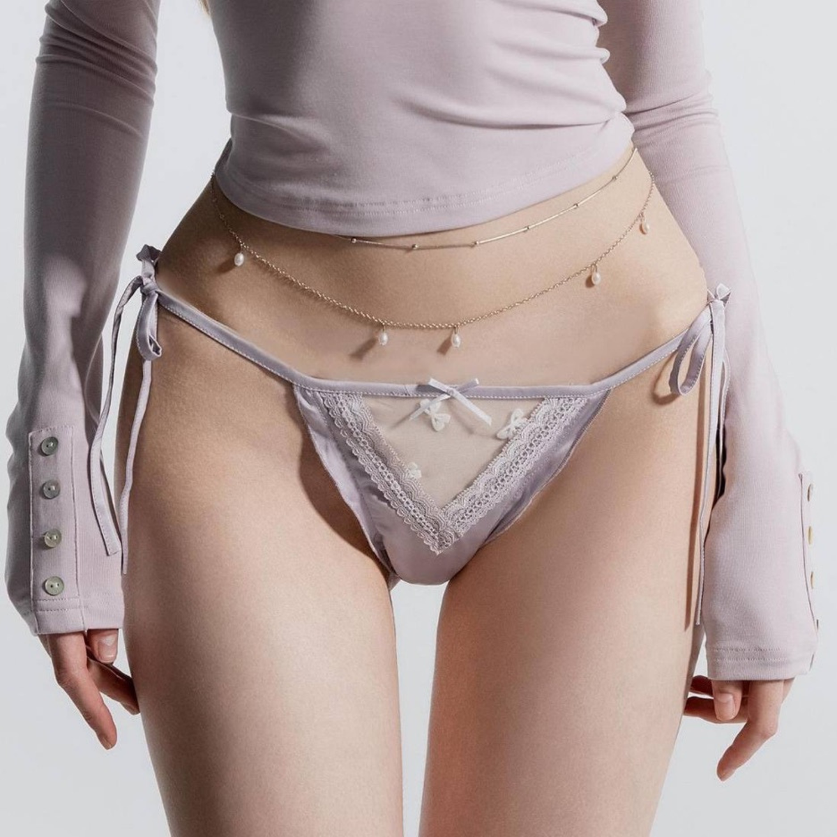 Lilou Thong Dusty Lavender