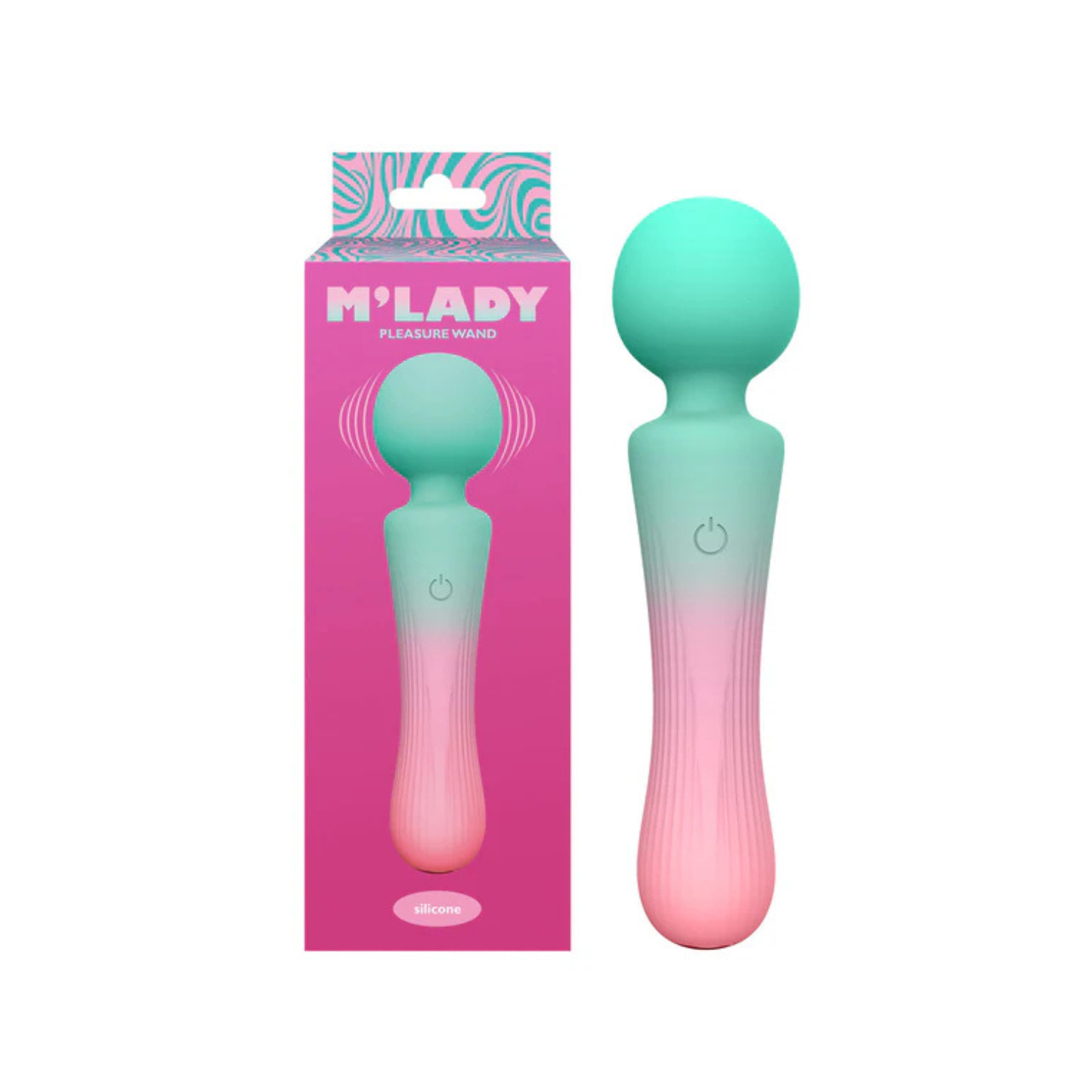 M'Lady - Pleasure Wand Silicone Vibrator Gradient