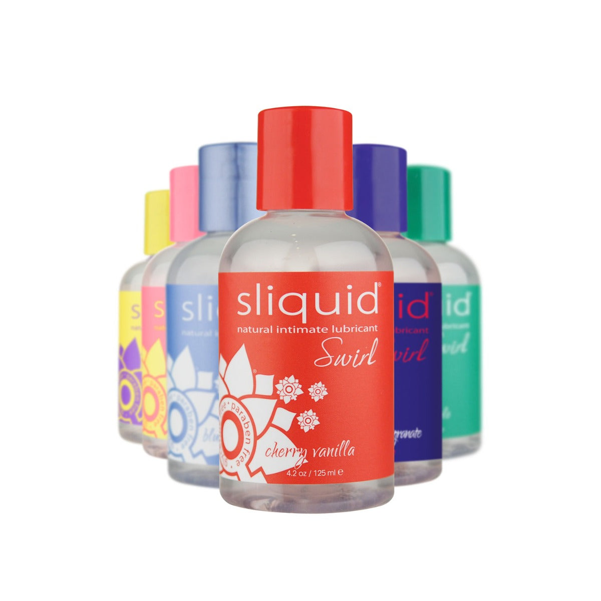 Sliquid - Swirl Natural Intimate Water Based Lubricant Green Apple 4.2 oz.