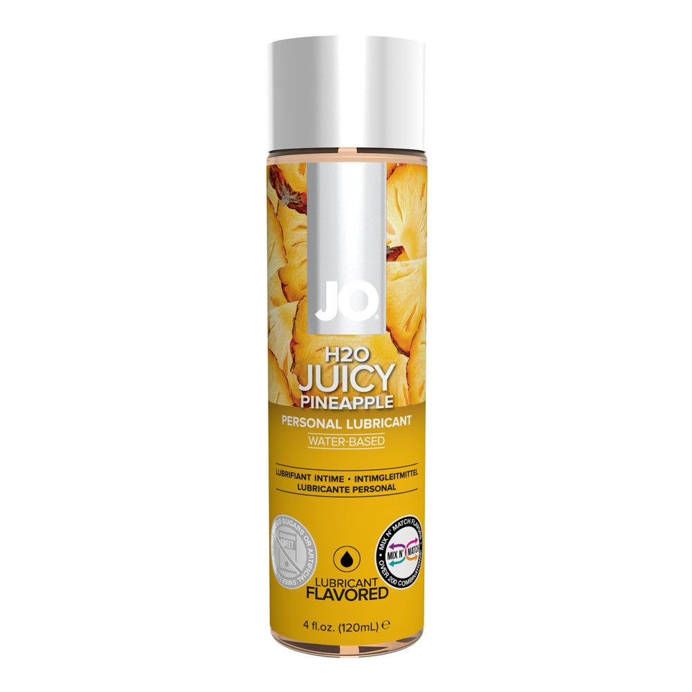 Buy System Jo - H2O Flavors Juicy Pineapple Edible Water Based Lubricant 120ml Online! Buy System Jo - H2O Flavors Juicy Pineapple Edible Water Based Lubricant 120ml Online!