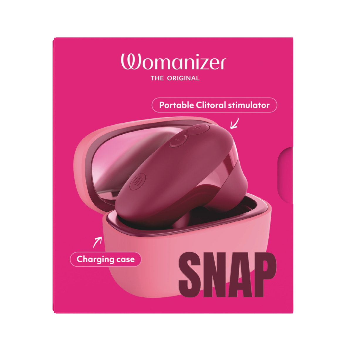 Womanizer - Snap Clitoral Stimulator Crushed Berry