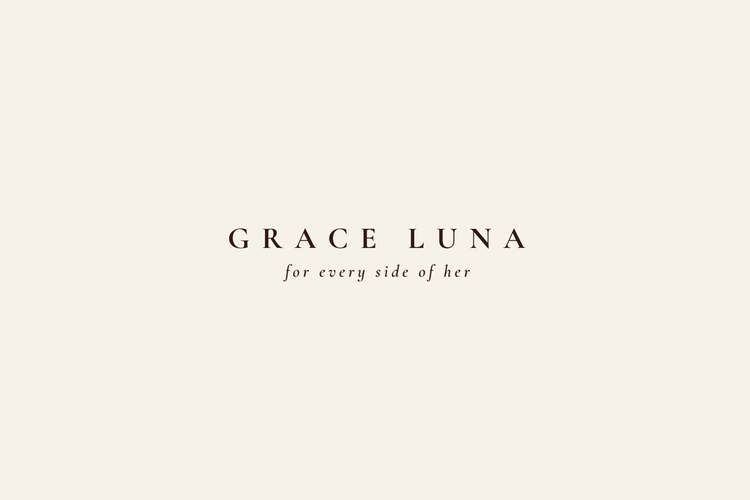 Grace Luna – for every side of her. Soft, editorial lingerie and loungewear.