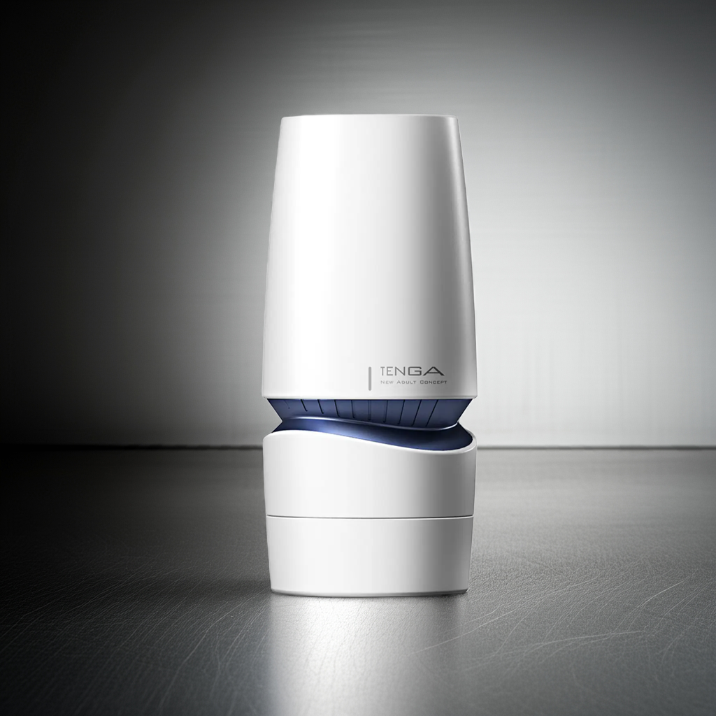 Tenga Aero Reusable Onacup (Silver Ring & Cobalt Ring)