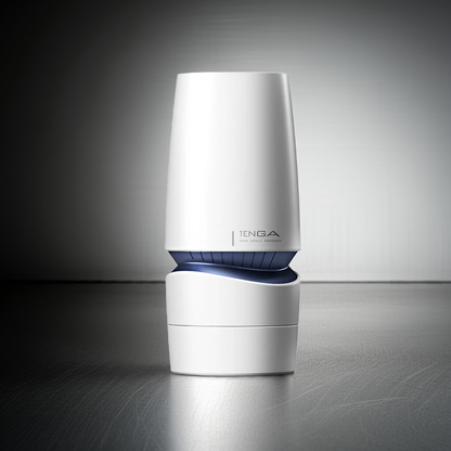 Tenga Aero Reusable Onacup (Silver Ring & Cobalt Ring)