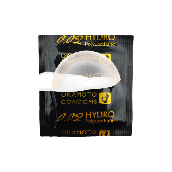 Okamoto - 0.02 Hydro Polyurethane Condom 3 Pcs