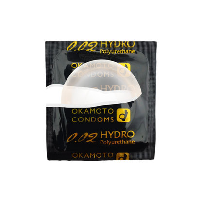 Okamoto - 0.02 Hydro Polyurethane Condom 3 Pcs