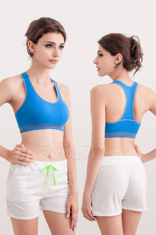 Naya Nina - Tracy Sport Bra with Flip-T Back - Blue (L Size)