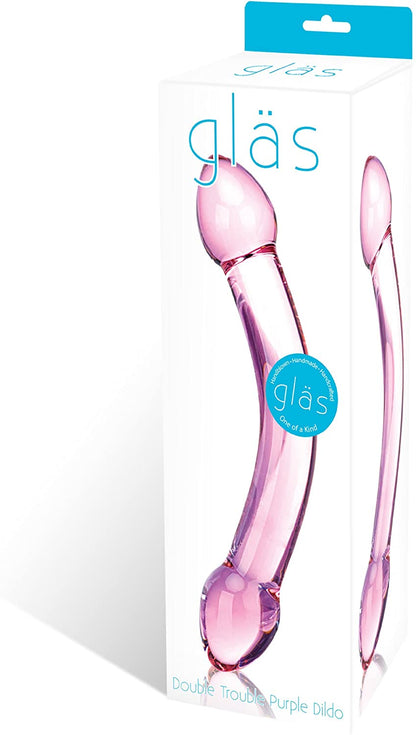 Glas - Double Trouble Glass Dildo
