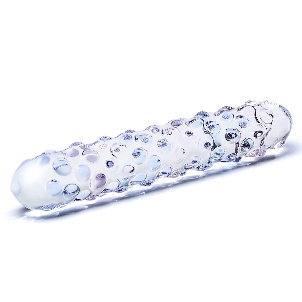 Glas - Rose Nubby Glass Dildo
