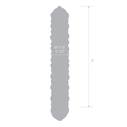 Glas - Rose Nubby Glass Dildo