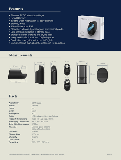 Arcwave - Arcwave Ion for Men Air Pleasure Technology 