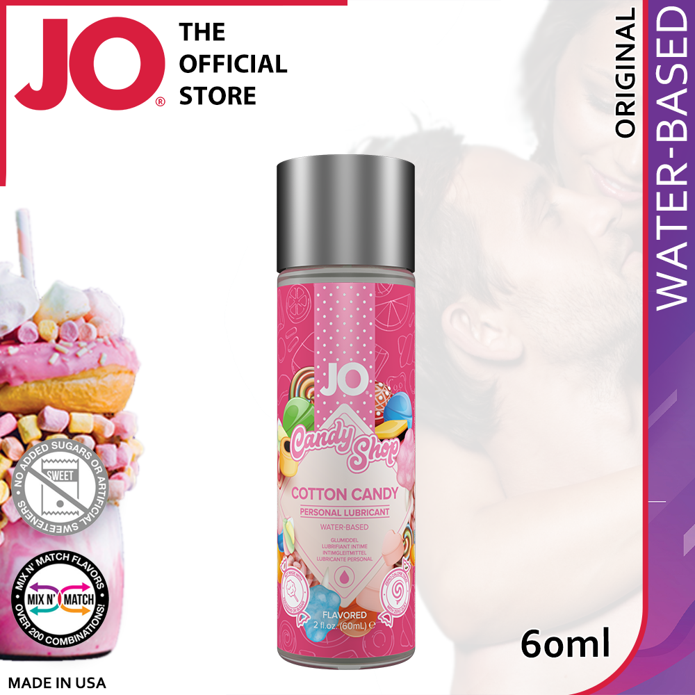 System Jo - Candy Shop H2O Cotton Candy Edible Water Based Lubricant 60ml