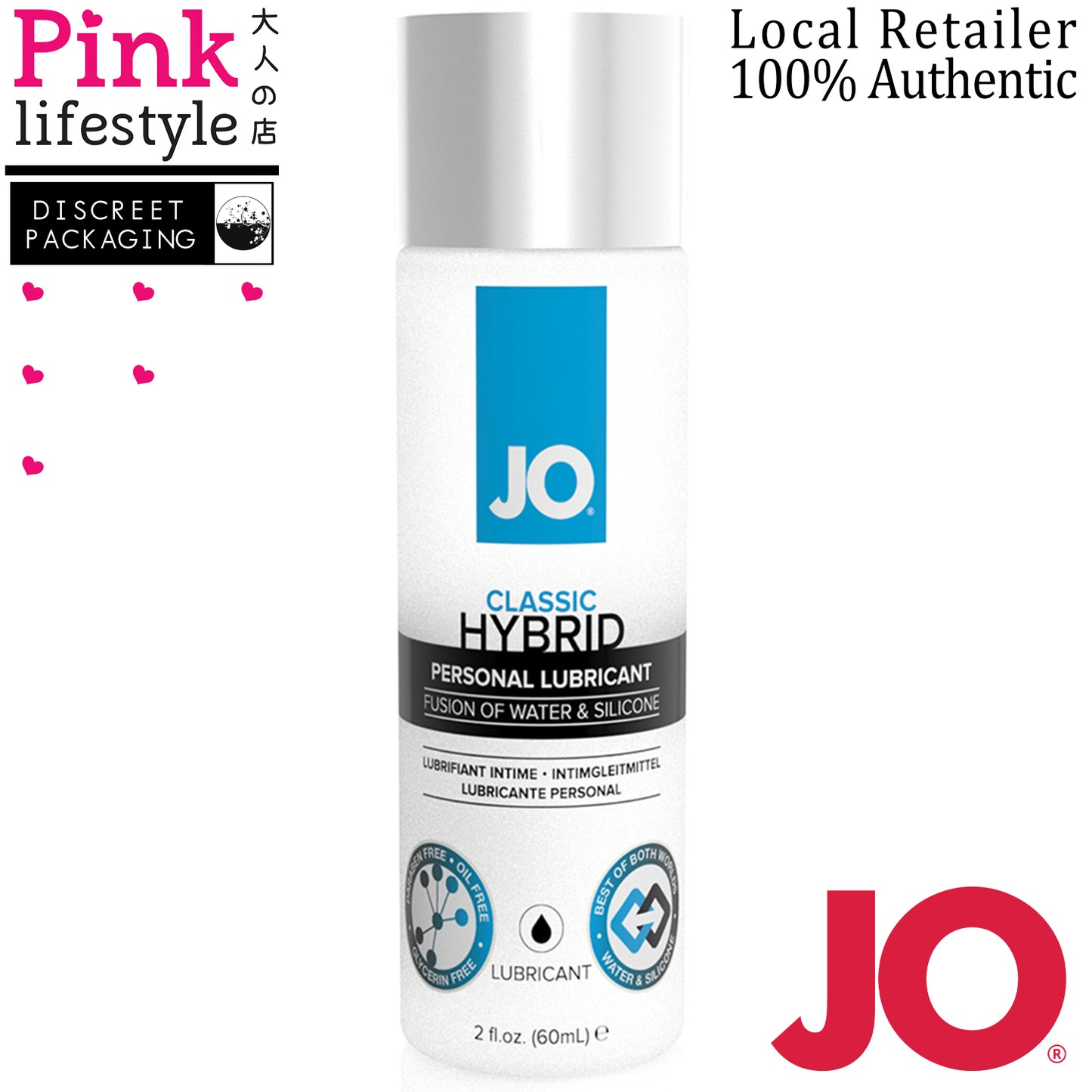 System Jo - Classic Hybrid Water & Silcone Based Lubricant 120ml