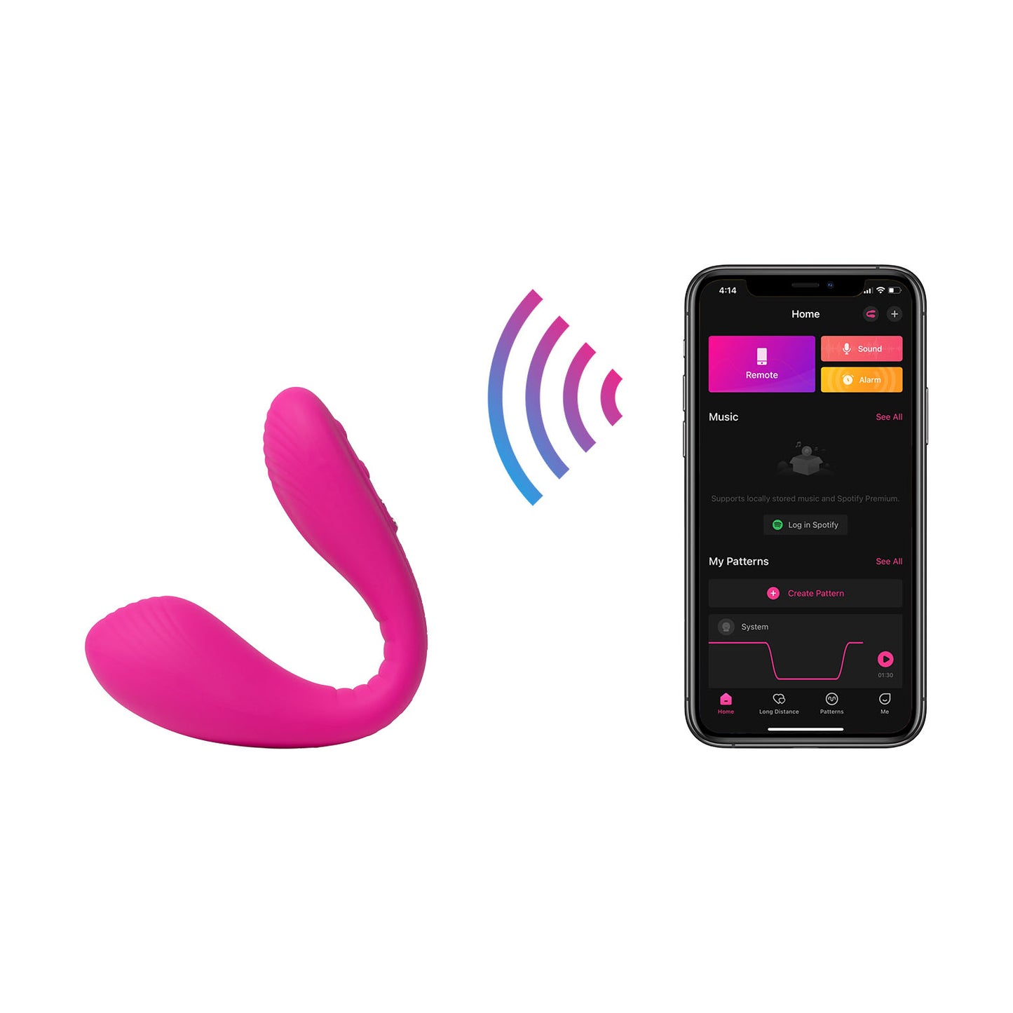 Lovense - Quake/Dolce App Controlled Posable Dual Stimulator