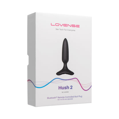 Lovense - Hush 2 (1 in) Bluetooth Remote-Controlled Wearable Butt Plug