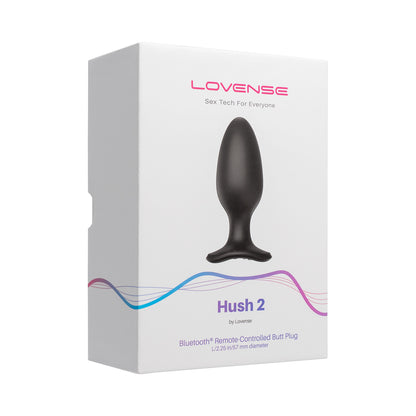 Lovense - Hush 2 (2.25 in) Bluetooth Remote-Controlled Wearable Butt Plug