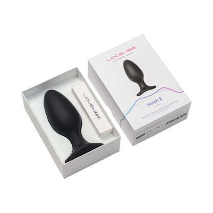 Lovense - Hush 2 (2.25 in) Bluetooth Remote-Controlled Wearable Butt Plug