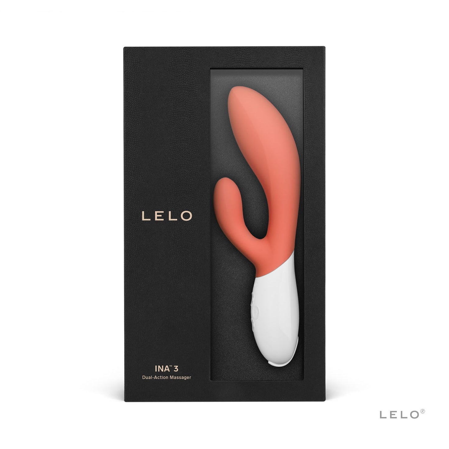 Lelo - Ina 3 Rabbit Vibrator (Coral Red)