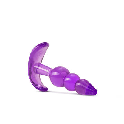 B Yours - Triple Bead Anal Plug Purple