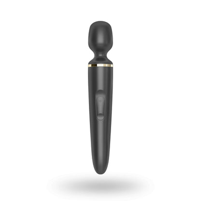 Satisfyer - Wand-er Woman Wand Bergetar Boleh Cas Hitam