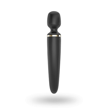 Satisfyer - Wand-er Woman Wand Bergetar Boleh Cas Hitam