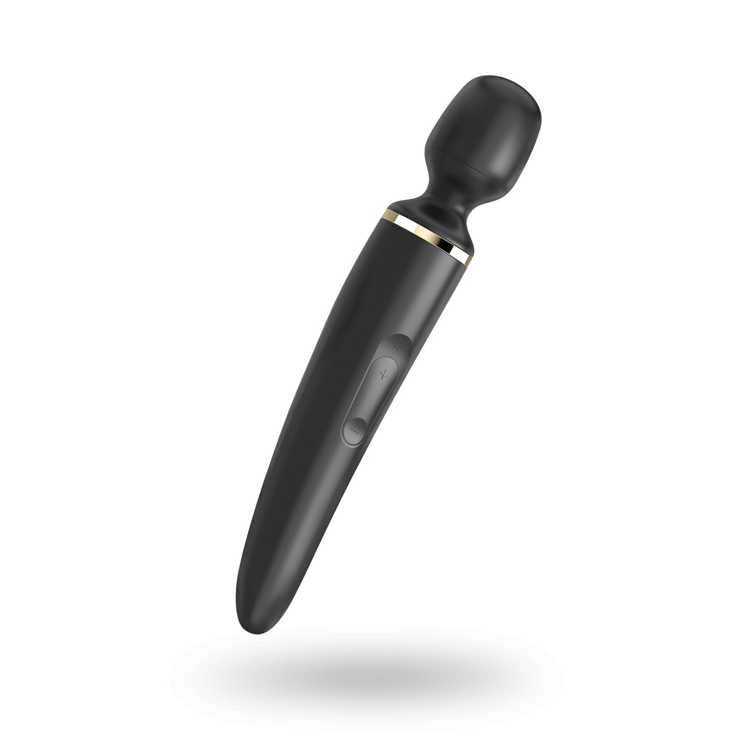 Satisfyer - Wand-er Woman Wand Bergetar Boleh Cas Hitam