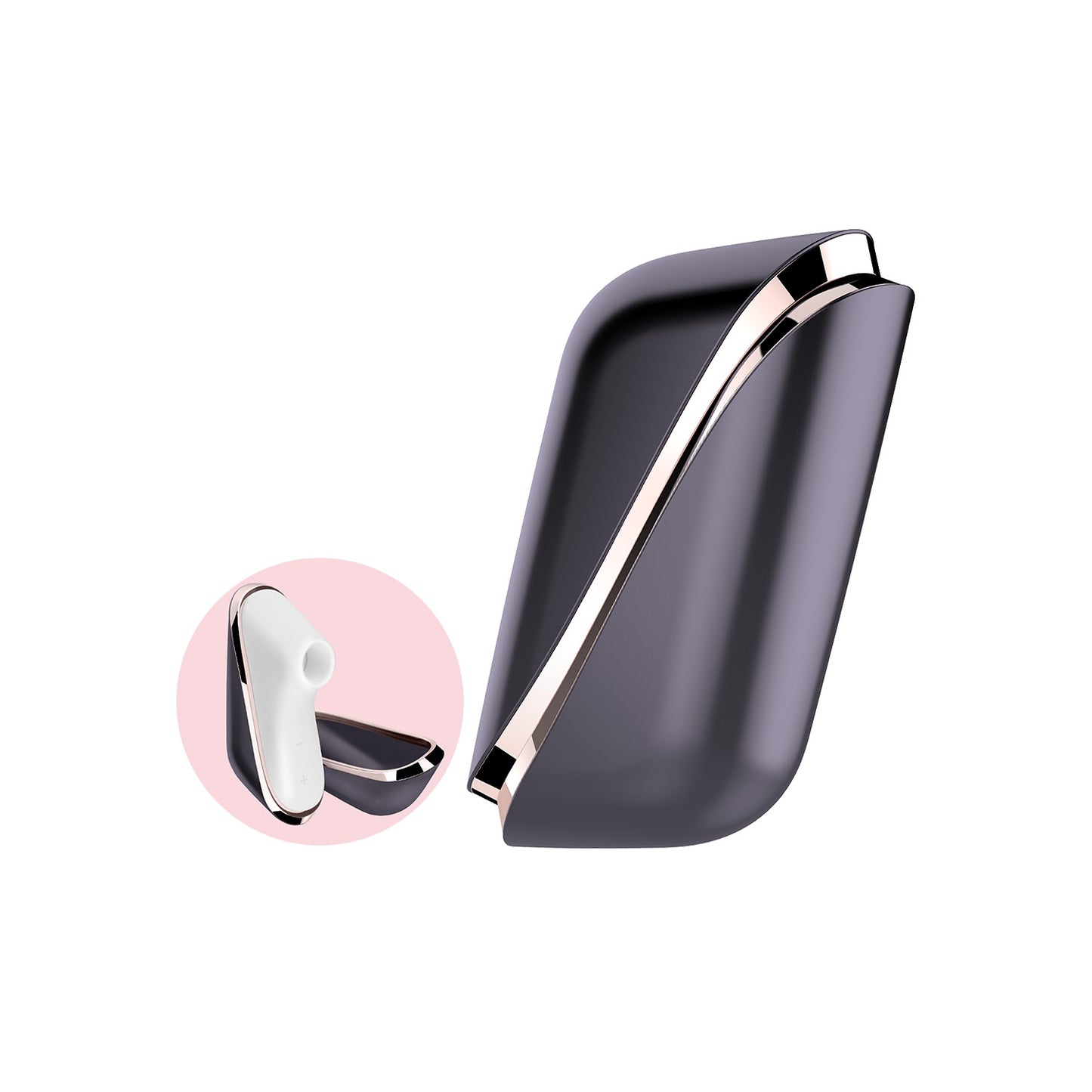 Satisfyer - Traveler Stimulator Klitoris Silikon Ungu