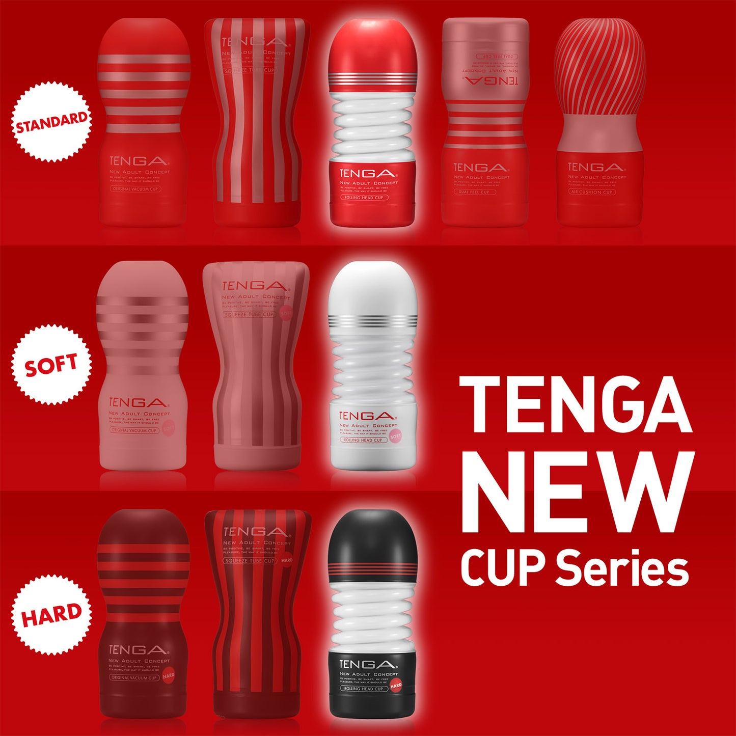 Tenga - Rolling Head Cup Hard Edition