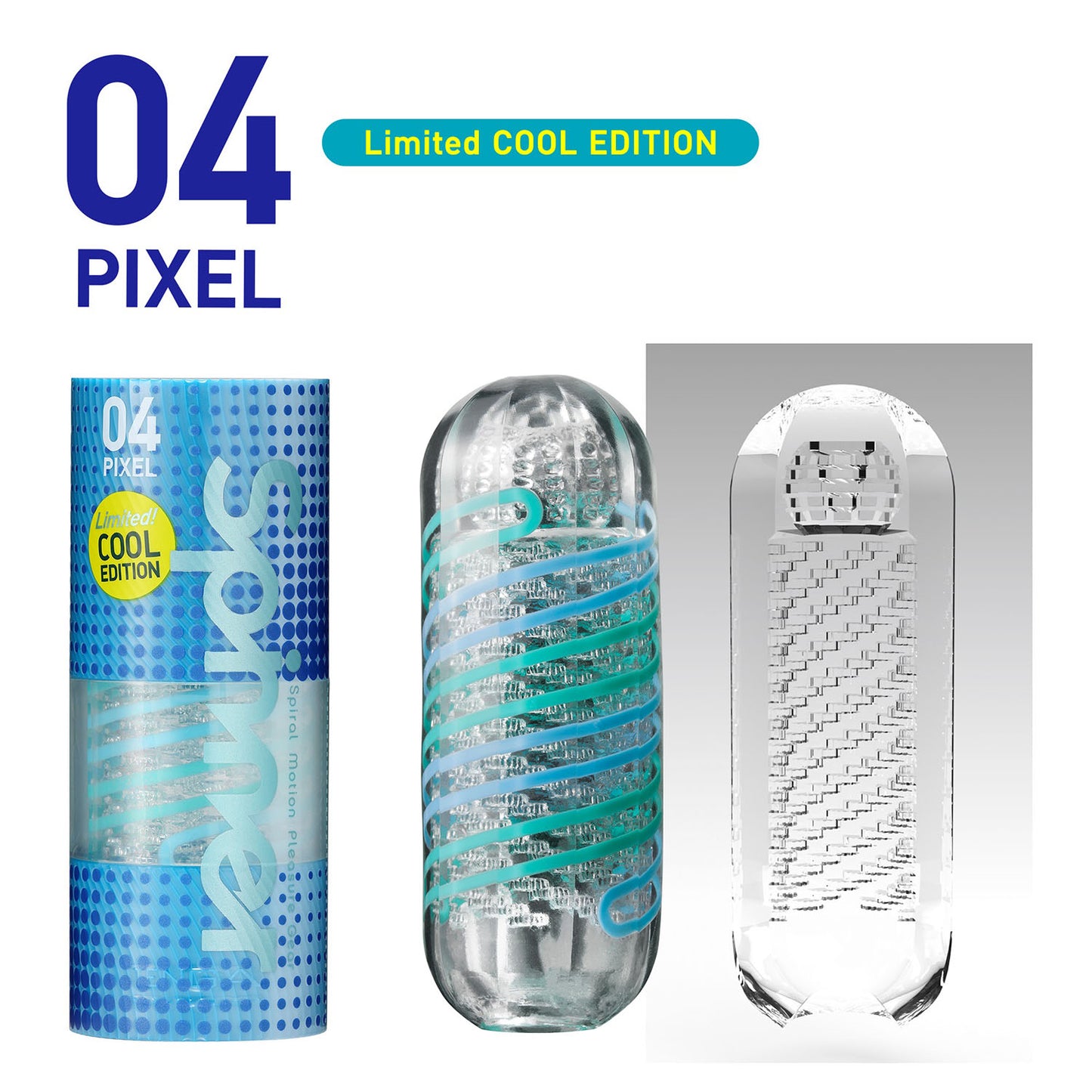 Tenga - Spinner 04 Pixel Spiral Edge Special Cool Edition