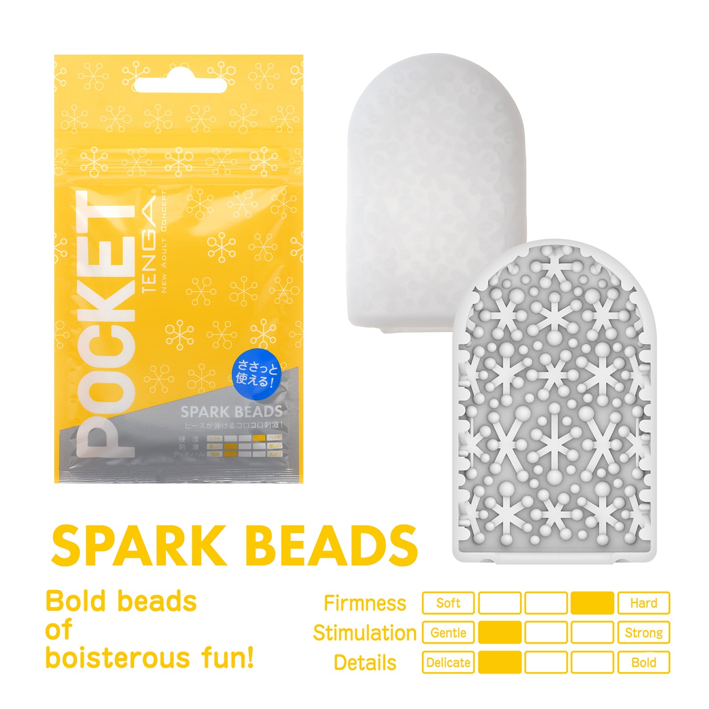 Tenga - Pocket Spark Beads Masturbator