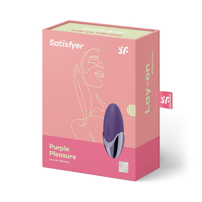 Satisfyer - Pleasure Purple Lay-On Clitoral Vibrator