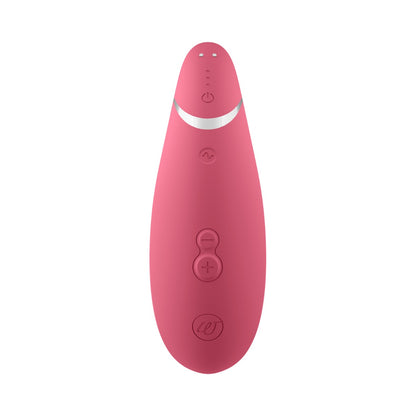 Womanizer - Premium 2 Silicone Rechargeable Clitoral Stimulator Raspberry