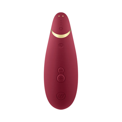 Womanizer - Premium 2 Silicone Rechargeable Clitoral Stimulator Bordeaux 