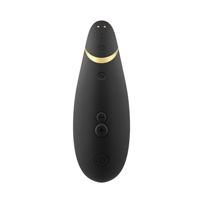 Womanizer - Premium 2 Silicone Rechargeable Clitoral Stimulator Black