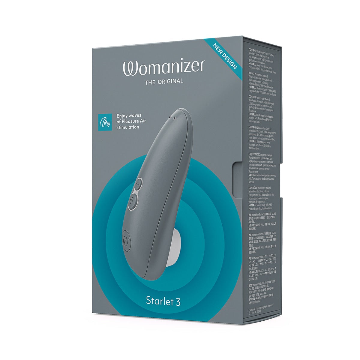 Womanizer - Starlet 3 Rechargeable Clitoral Stimulator Grey