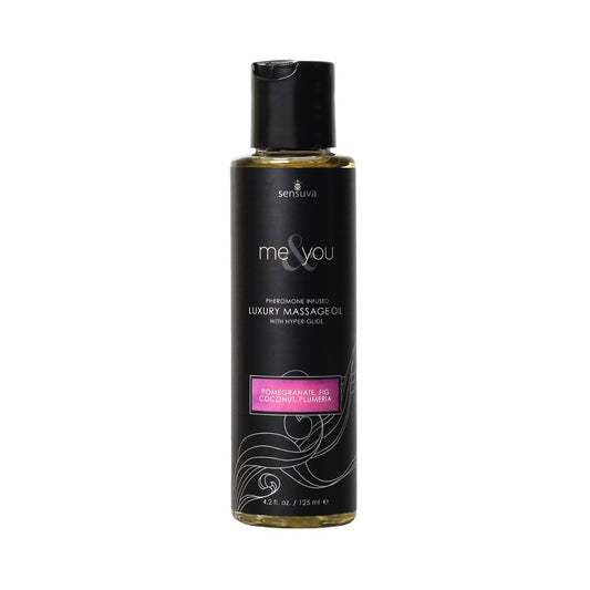 Sensuva - Me & You Massage Oil 4.2 oz Pomegranate Fig/Coconut Plumeria