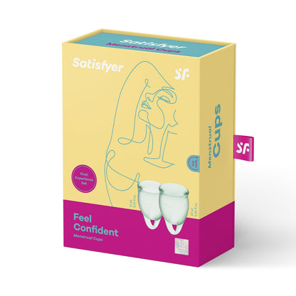 Satisfyer - Feel confident Menstrual Cup light green