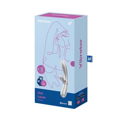 Satisfyer - Hot Lover App-Controlled Warming Rabbit Vibrator Nude