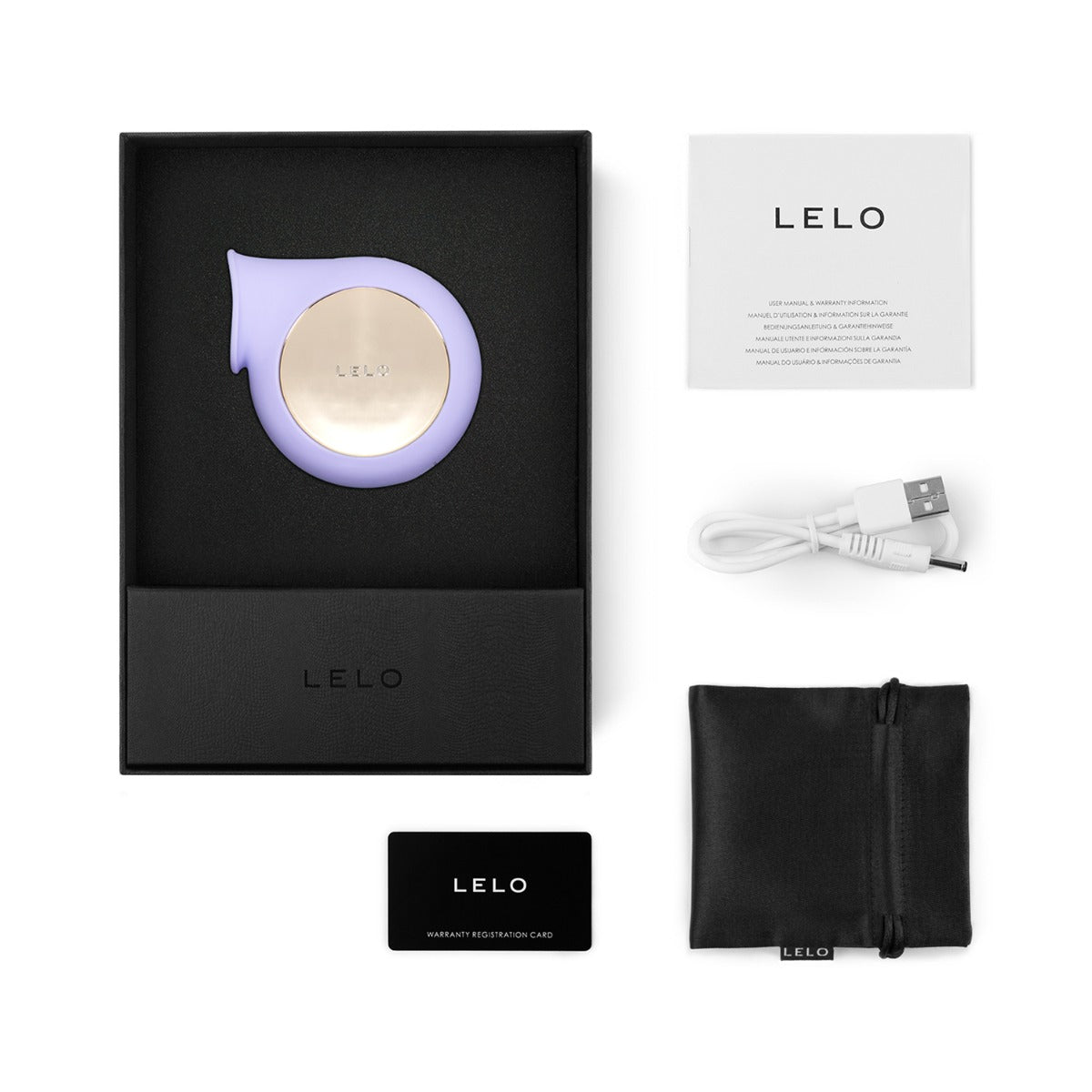 Lelo - Sila Cruise Rechargeable Sonic Clitoral Massager (Lilac)