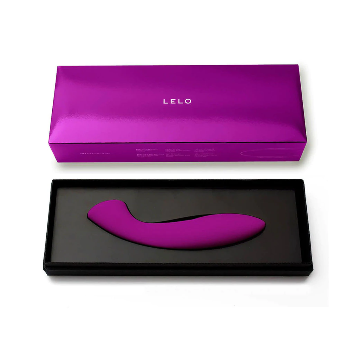 LELO - Ella Pleasure Object Silicone G-Spot Dildo (Deep Rose)