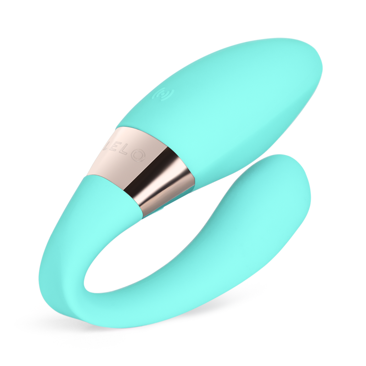 Lelo - Tiani Harmony Dual Action App Controlled Couple Vibrator (Aqua) (Free Massage Candle)