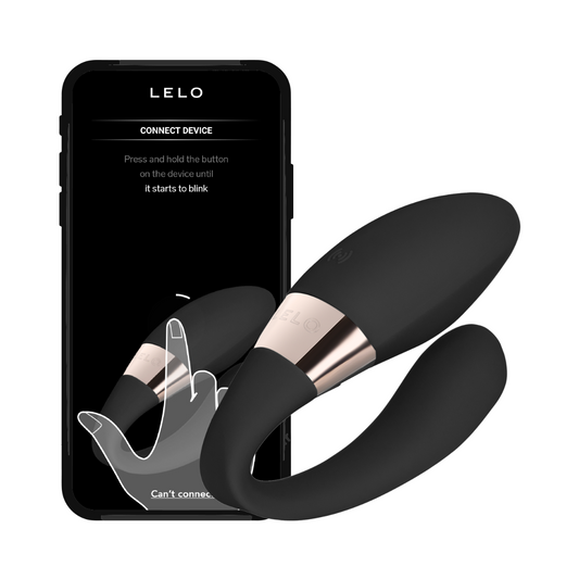 Lelo - Tiani Harmony Dual Action App Controlled Couple Vibrator (Black) (Free Massage Candle)