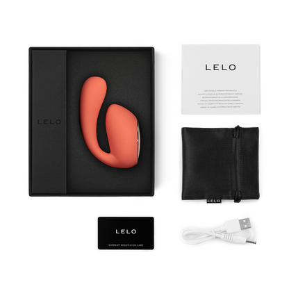 Lelo - Ida Wave App Controlled Dual Stimulation Massager (Coral Red)