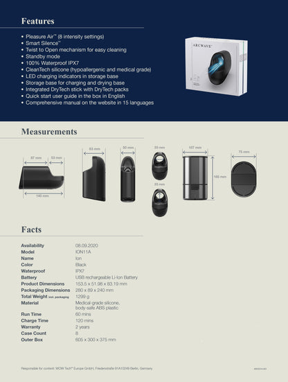 Arcwave - Arcwave Ion for Men Air Pleasure Technology