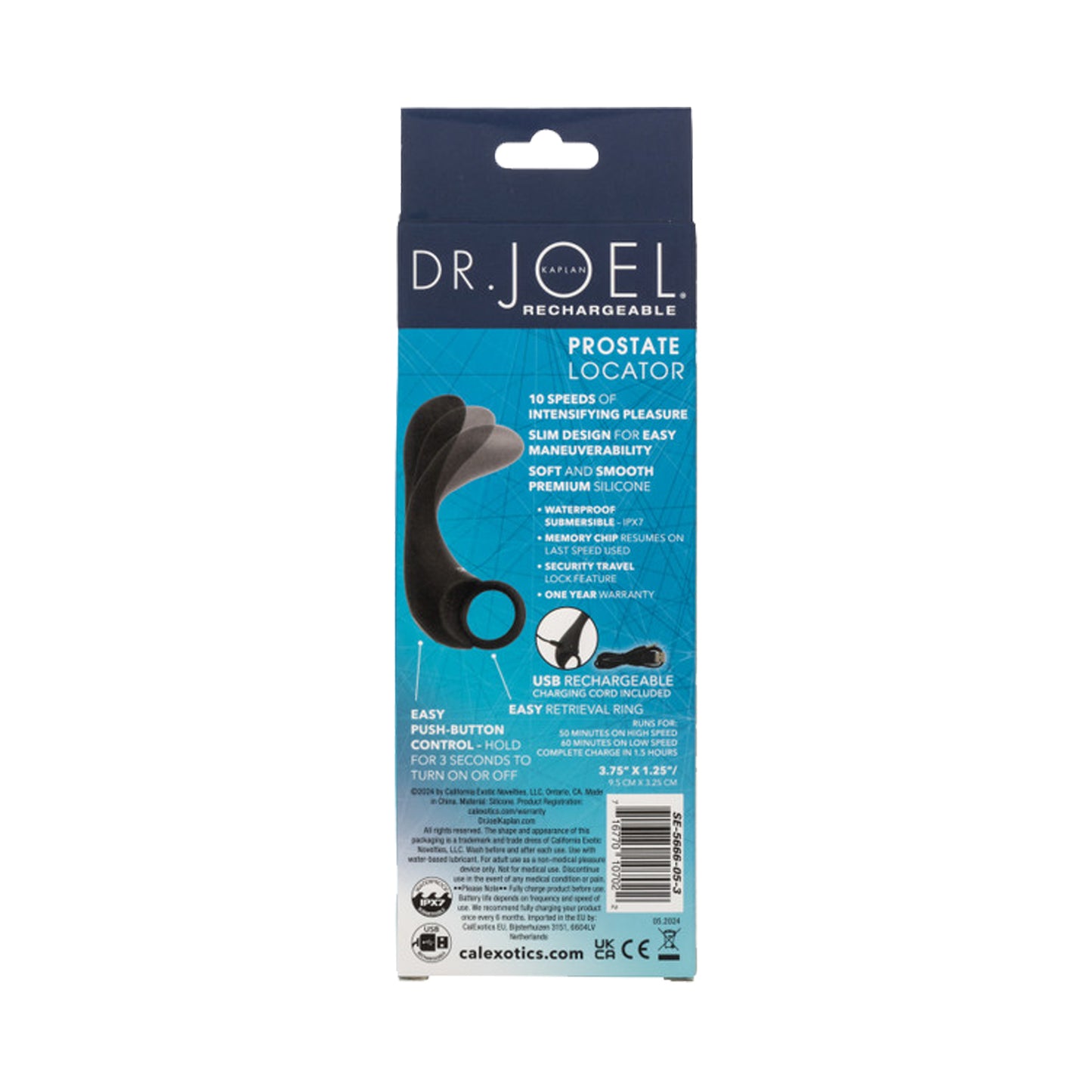 Dr. Joel Kaplan - Rechargeable Prostate Locator P-spot Stimulator